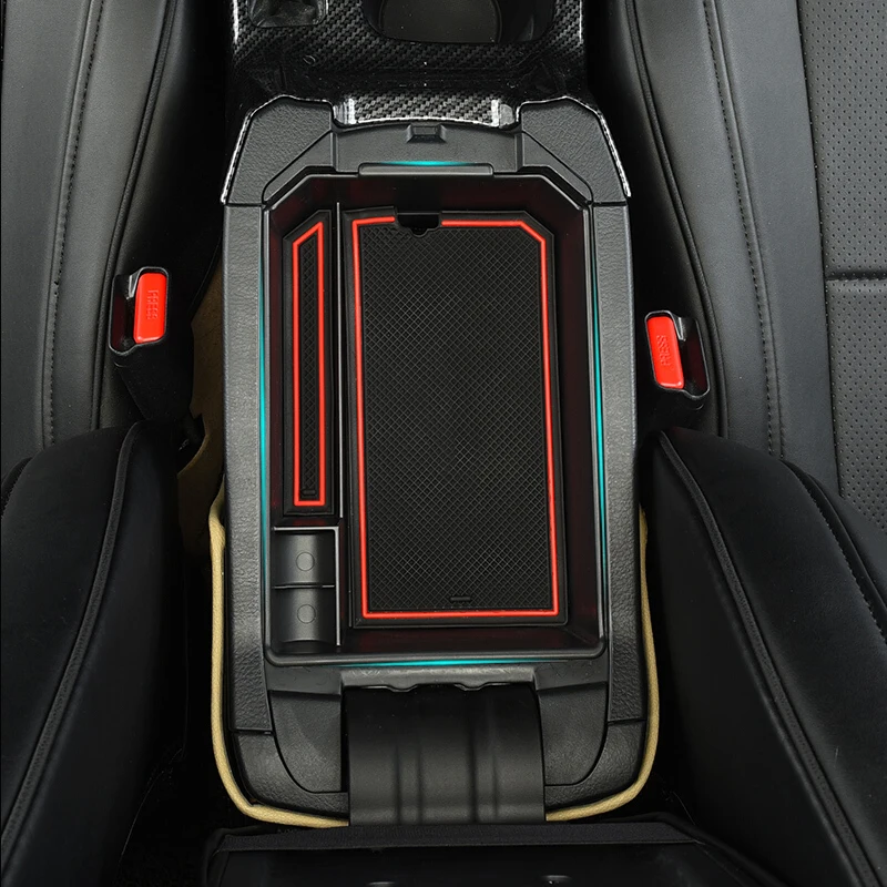 

For Toyota RAV4 2016 2017 ABS Plastic interior Car Storage box cover Cover Trim Decoration accessories car styling 1pcs