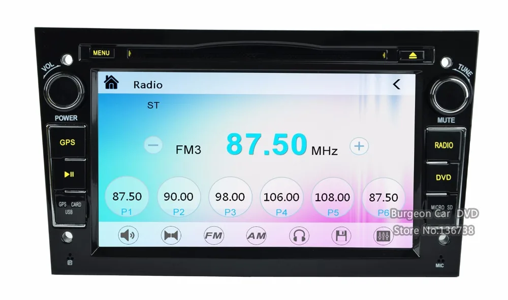 Discount Factory Price Car DVD Player for Opel Astra H Combo Corsa Meriva Vivaro Tigra Signum Radio Stereo Iphone GPS Navigation system 2