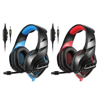 

ALLOYSEED K1-B Wired Gaming Headset Stereo Deep Bass Headphones with Mic for PS4/ PC Games