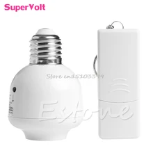 Беспроводной 10 м Пульт дистанционного управления Управление E27 винтовой держатель для лампы осветительного прибора Кепки розетка переключатель G08 Прямая поставка