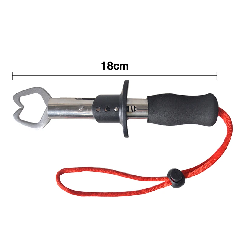 

For Outdoor Portable Fishing Gripper Stainless Steel Lock Fishing Lure Tackle Fish Lip Gripper Grabber Tool