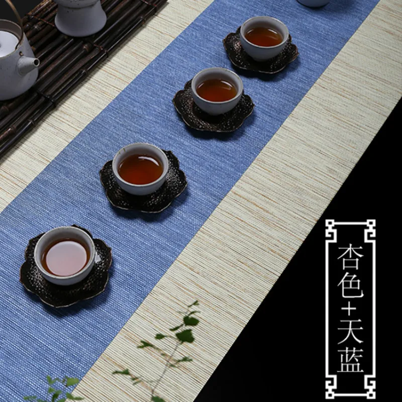Водонепроницаемый чайный поднос салфетка ткань китайский кунг-фу чайная церемония аксессуары Сухой чай с пивоварением чайный стол бегун C