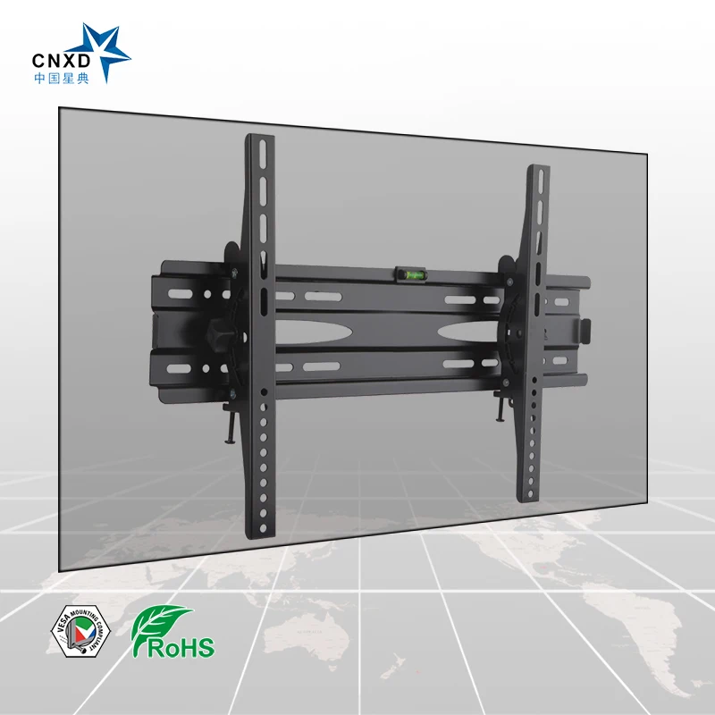 CNXD Universal TV Wall Mount Adjustable Ultra Slim Plasma Tilted Monitor LCD LED HD TV Wall Bracket Suitable For 32''-65'' CNXD Universal TV Wall Mount Adjustable Ultra Slim Plasma Tilted Monitor LCD LED HD TV Wall Bracket Suitable For 32''-65''