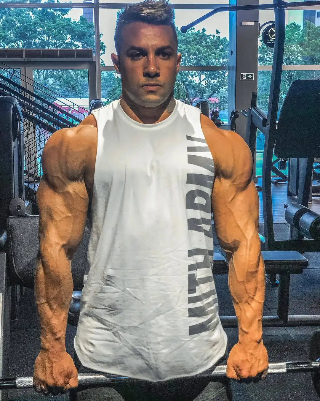 SummerLoose sleeveless vest bodybuilding Gyms tank top men Fitness Sleeveless Shirt Cotton men undershirt fashion vest