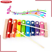 Children Baby Musical Toy Wisdom Development Wooden Instrument improve Kid sensitive colors Music Instrument Gift