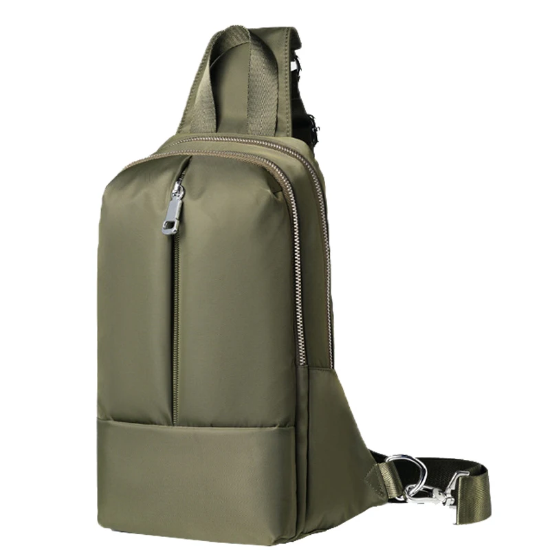 

Fashion Casual Men Bag Pack Chest High Quality Oxford Light USB Charge Interface Bag Travel Crossbody Bag