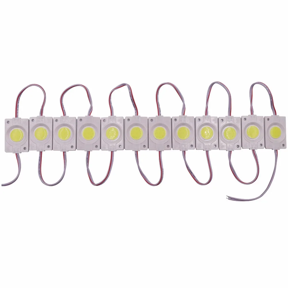 LED Light LED Strip Light LED Modules LED Module 1Pc 2.4W Ultra Bright COB LED Module light Pure/Warm White Strip Light Lamp Bead Chip diy DC 12V lighting Waterproof