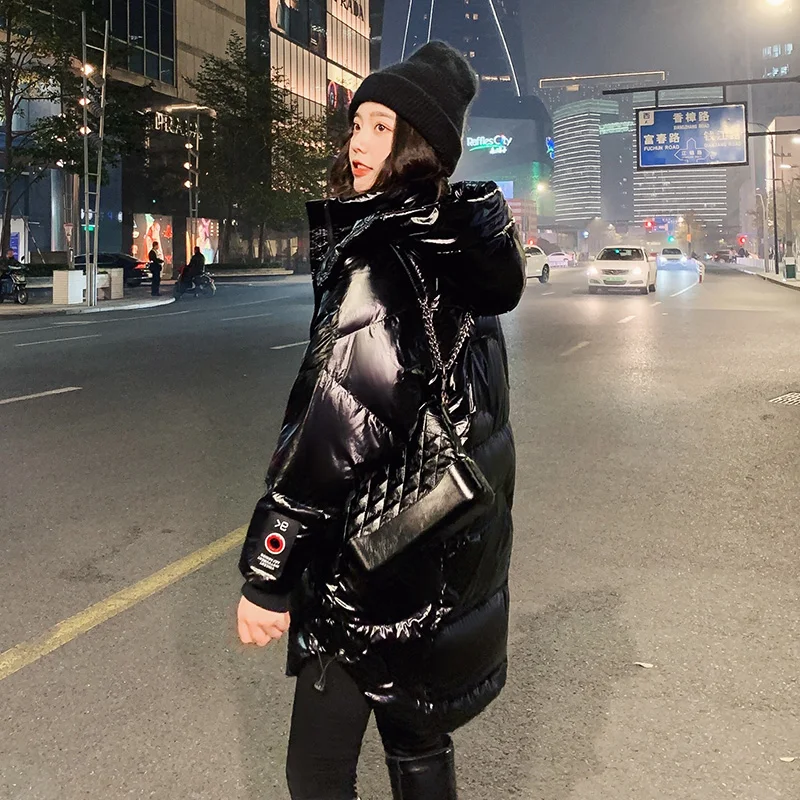 Manteaux Vers red Femelle Lwl1347 Brillant Chaud Black Le Vêtements Bas Capuchon À 90 Femme Blanc Parka Tcyeek Duvet Femmes Vestes Doudoune De Canard 5RqBxzI