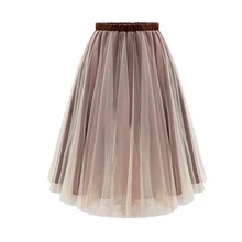 *#Best Price New Puff Women Mesh Tulle Skirt High Waist Midi Knee Length Chiffon Ball Gown Plus Size Female Tutu Skirts Faldas Saias *#Best Price New Puff Women Mesh Tulle Skirt High Waist Midi Knee Length Chiffon Ball Gown Plus Size Female Tutu Skirts Faldas Saias