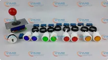 Arcade parts Bundles kit With Joystick and push button microswitches player Authentic buttons To Build Up Arcade Cabinet Machine