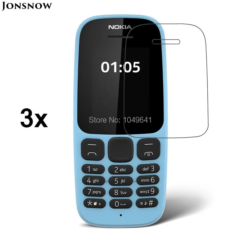 

Screen Guard Protector for Nokia 105 2017 Film 3pcs/Lot Glossy / Matte Front Transparent LCD