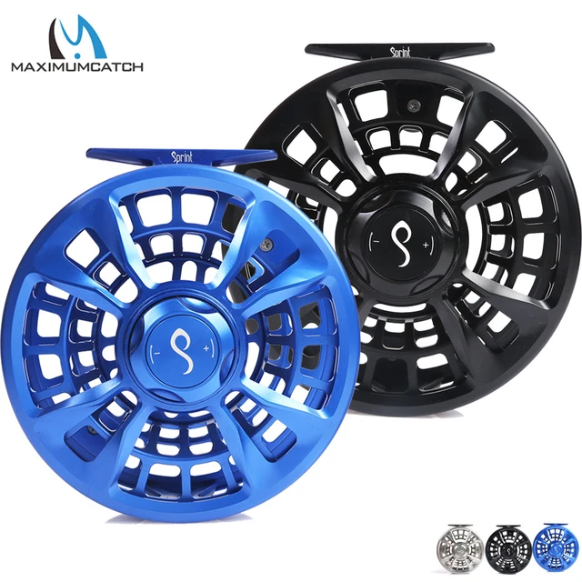 Maximumcatch SPRINT 6-11WT Expert Fully Sealed Fly Reel 100% Waterproof CNC  Machined Fly Fishing