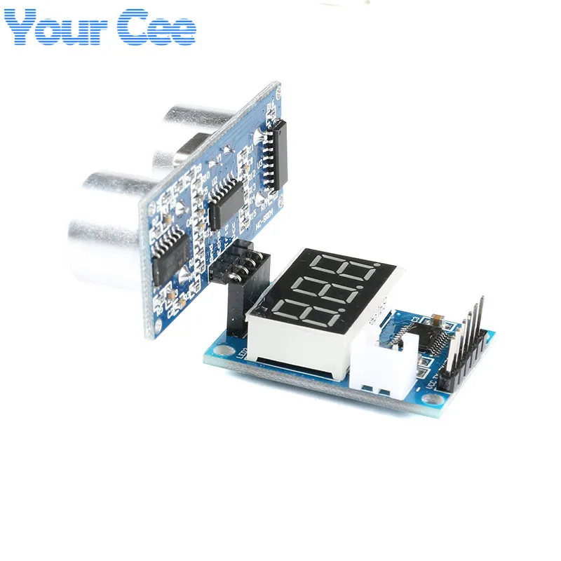 HC-SR04 Ultrasonic Module Distance Measuring Transducer Sensor Detector Ranging Module with Digital Display Control Board (3)