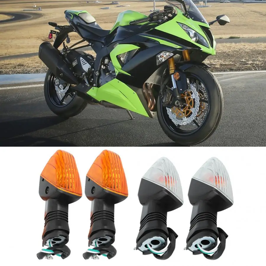 2 шт. сигнальная лампа поворота подходит для KAWASAKI ZX-6R 600 KLE 500 KLE 650 KLR 650 Z750S аксессуары для модификации мотоциклов