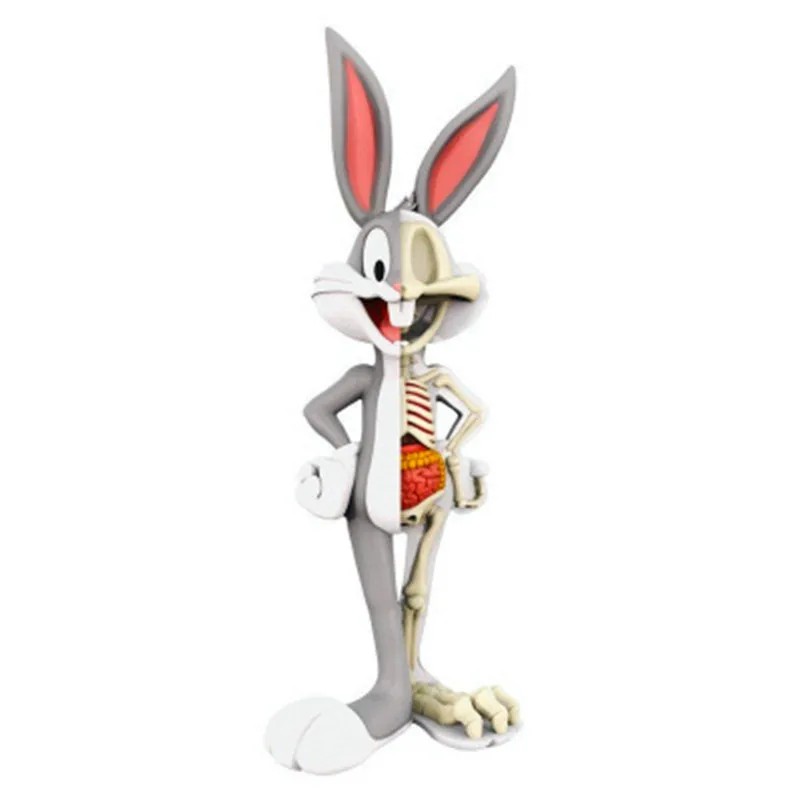

KAWS OriginalFake Dissection 4D XXRAY Master Bugs Bunny Mighty Jaxx Jason Freeny Plastic Cartoon Action Figure Model Toy X1365