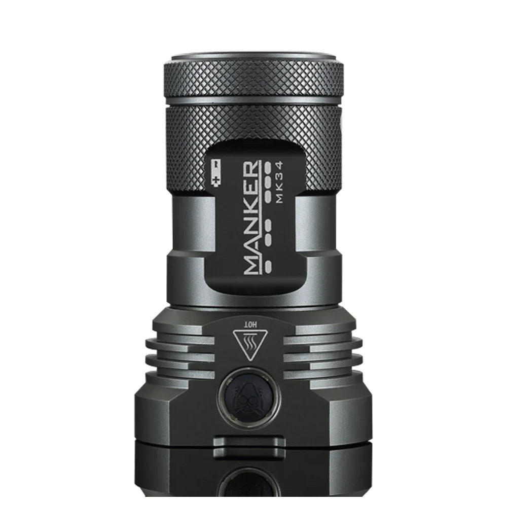  Manker MK34 Powerful Searchlight 8000LM 12x CREE XP-G3 LED / 6500LM 12x Nichia 219C LED Flashlight 