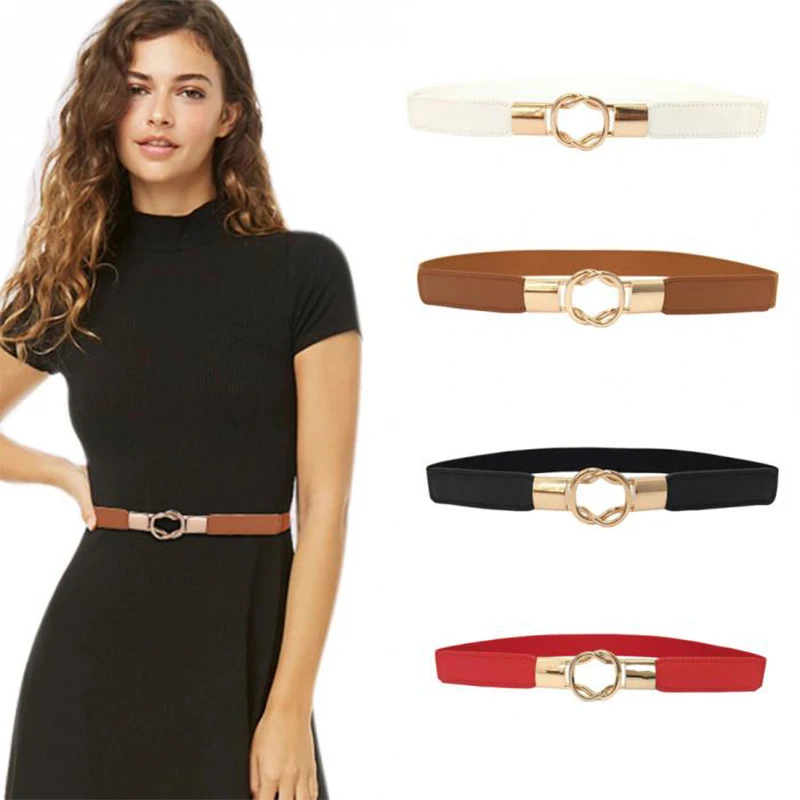 Women Skinny Waist Belt for Dresses 