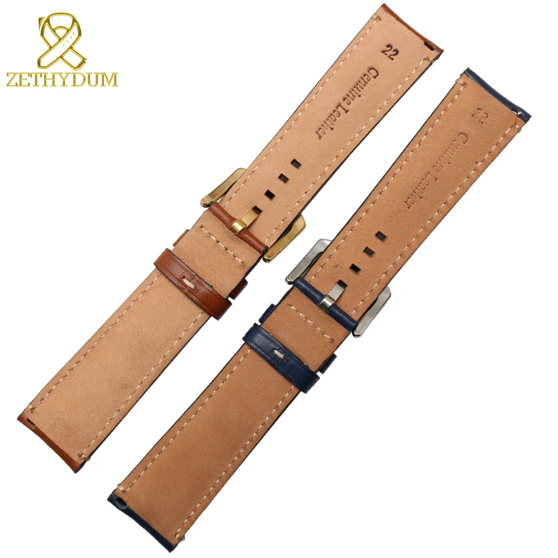 Genuine leather watch strap for Fossil 