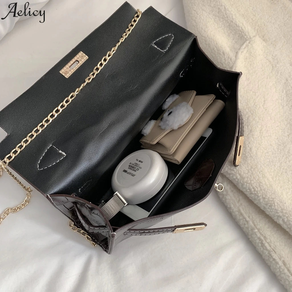 Aelicy сумка с цепочкой на плечо, роскошная женская кожаная сумка на ремне, модные Универсальные Сумки-мессенджеры, роскошная женская сумка на ремне