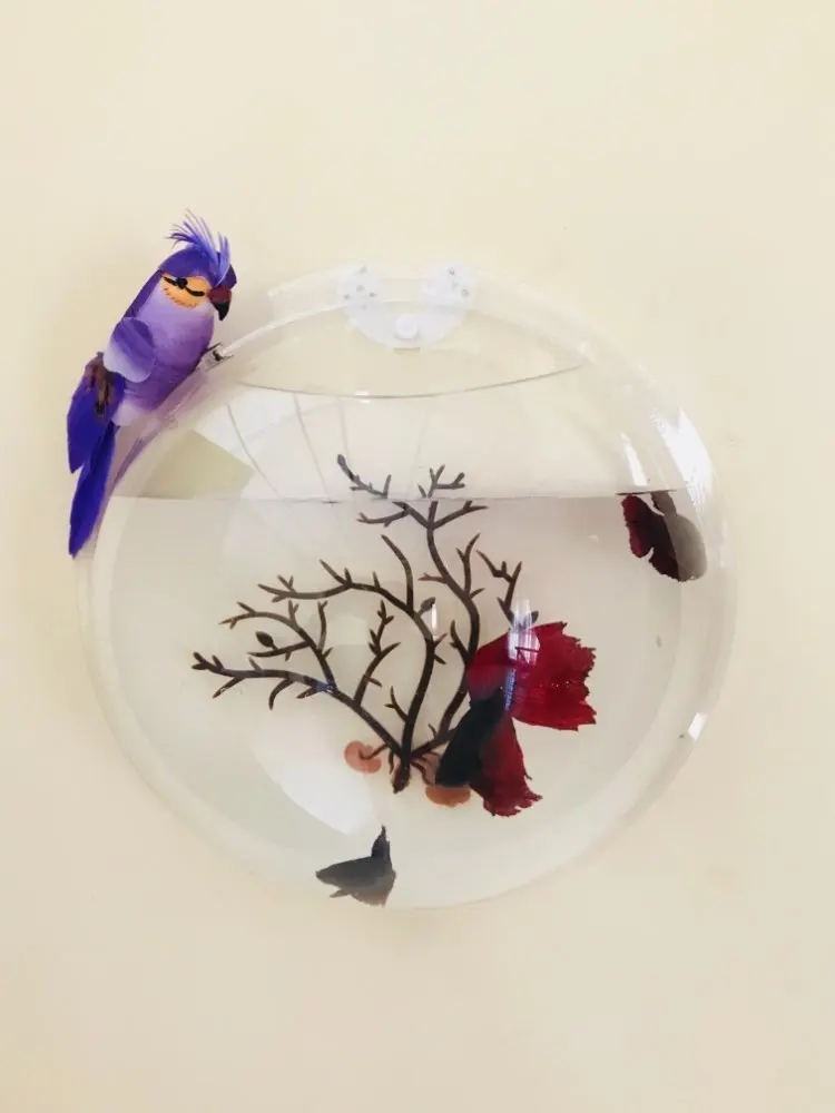12 шт. искусственный пенный перо птица декор для аквариума имитация попугая DIY аквариум орнамент домашний Декор подарок
