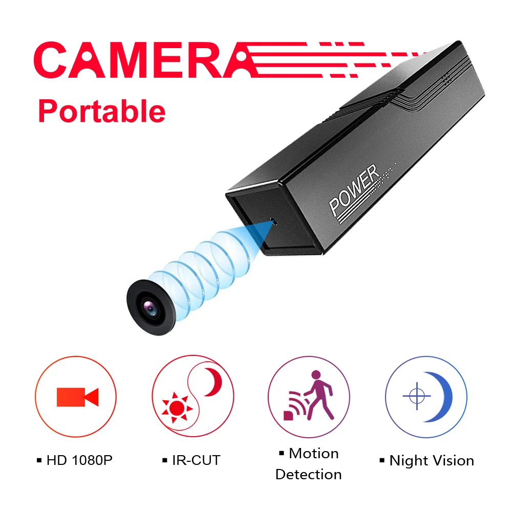 

IR-CUT Mini Camera Portable HD 1080P Outdoors Camera Infrared Night Cam Motion Detection Camera Security Digital Cam hidden TF