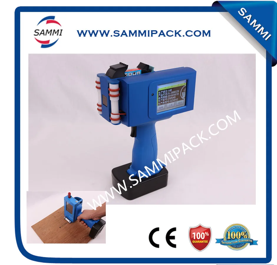 

New design AU-127A All around touch screen handheld inkjet printer for wood