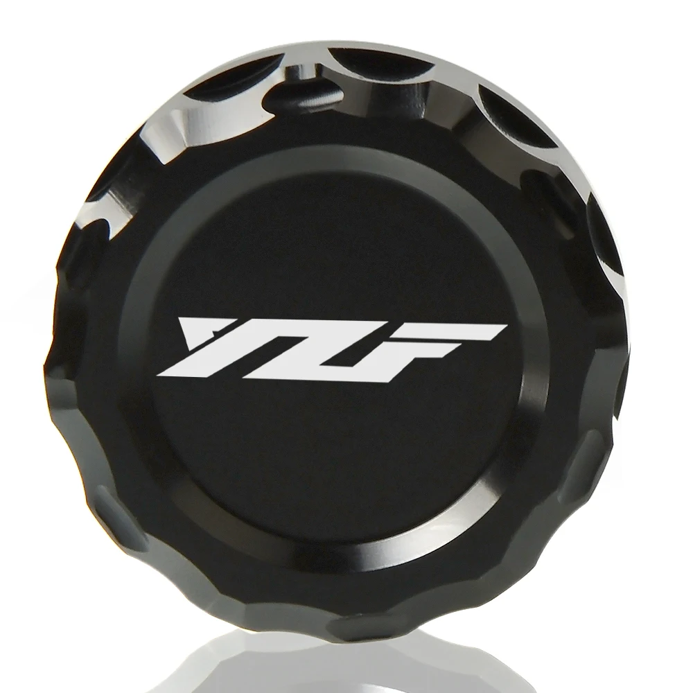 Аксессуары для мотоциклов задний тормоз бачок Кубок масло Кепки цилиндрическая чашка крышка для YAMAHA YZF R1 R3 R25 YZF-R1 YZF-R6 YZF-R25 - Цвет: black