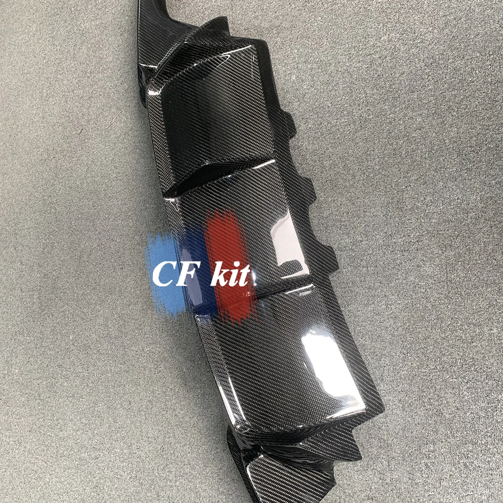 CF Комплект Высокое качество задняя губа из настоящего углеродного волокна для BMW F10 M5 настоящий спойлер бампер диффузор для губ Стайлинг автомобиля