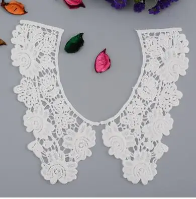 

Women's Korean Fashion lace shirt fake collar lady's white Ties & Detachable Collar R481
