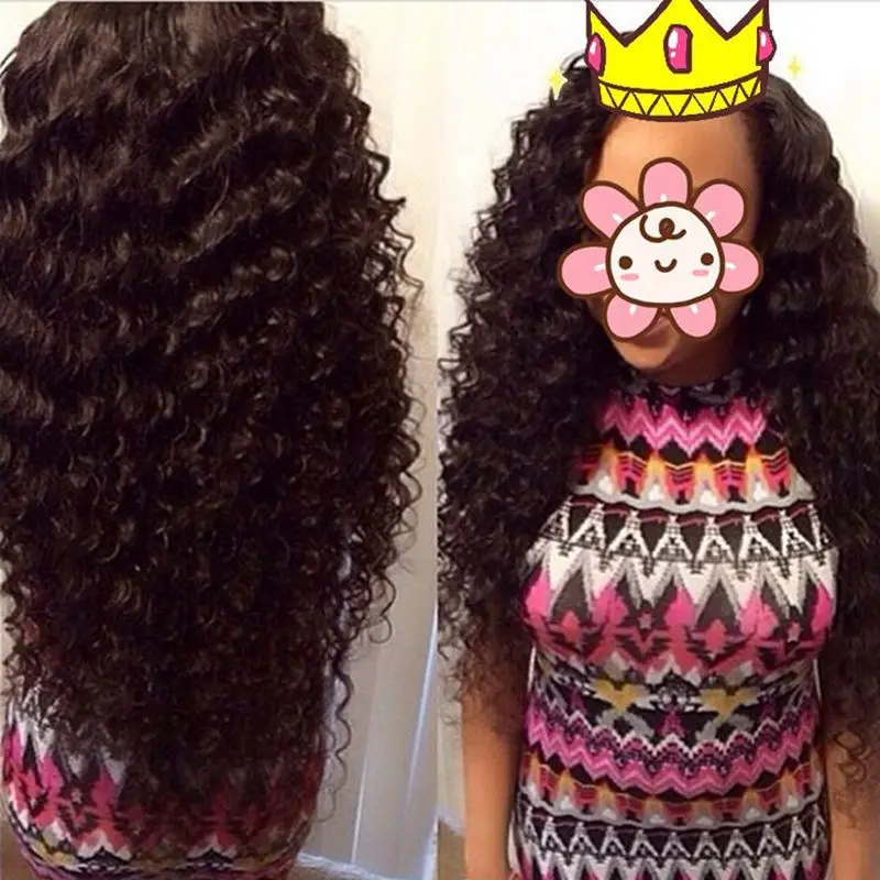 Bloomy Hair Extensions Deep Wave Virgin Brazilian Hair Bundles