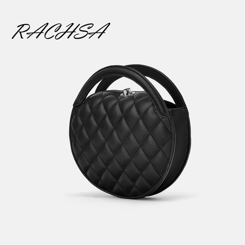 Diamond Lattice Famous Designer Half Moon Bags for Women PU Leather Saddle Bag High Quality Crossbody Shoulder Handbags 2019