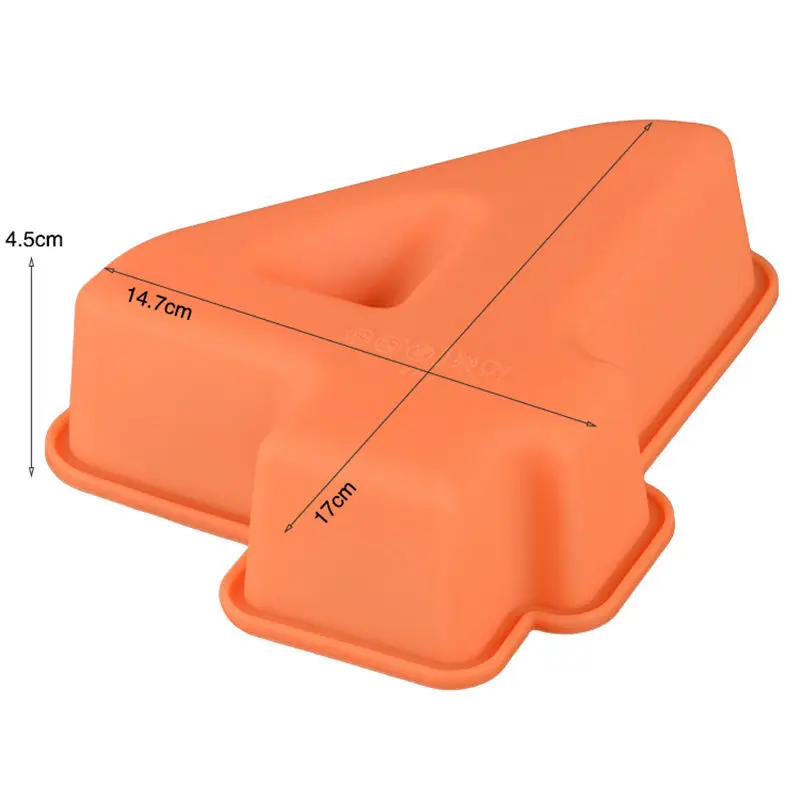 1_Piece_Number_4_Sugarcraft_Baking_Forms_Silicone_Mold_Tray_3D_Fondant_Mould_Pan_Cake_Decorating
