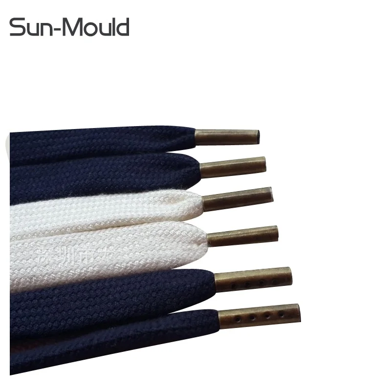 4*16mm Bronze flat shoeslace end of string metal end clip 4 hole metalend 1000pcs/lot free