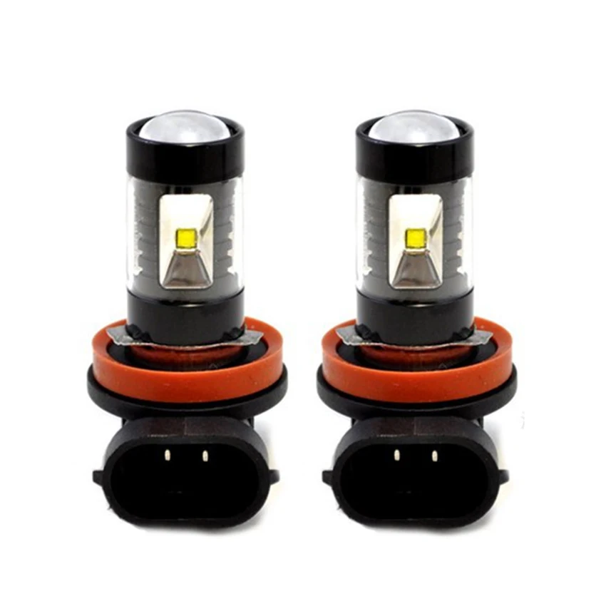 2x H8 H11 H16 6000K White 100W High Power LED Fog Light Driving Bulb