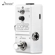 Donner петля гитарный эффект педаль 10 минут циклическое время мини PedalTrue bypass Stompbox электрогитара аксессуары качество Новинка