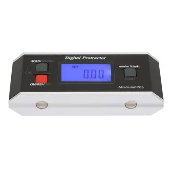 

Digital LCD Magnetic V-Groove Protractor Angle Finder Level Inclinometer 4 x 90 degree