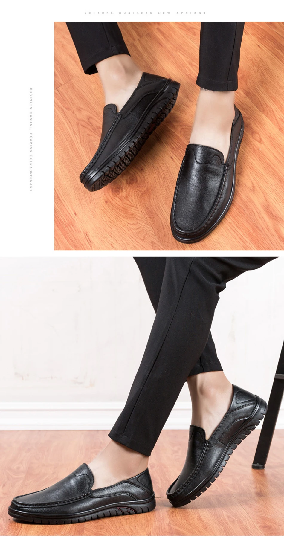 2019 Новая мужская обувь, Повседневные слипоны, лоферы, дышащая обувь на платформе для мужчин, летняя мужская обувь для вождения, натуральная
