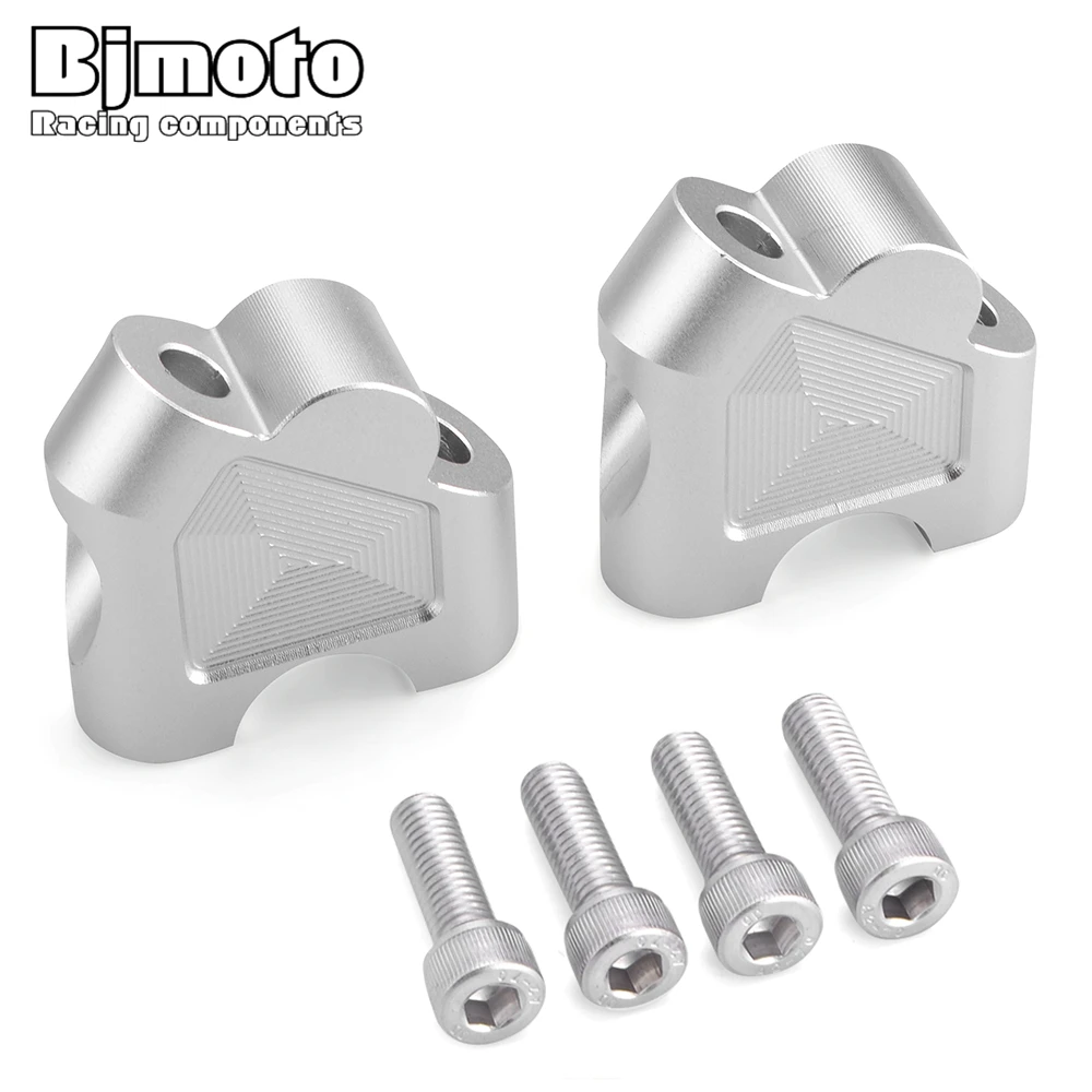 

BJMOTO Motorcycle Clamp Riser Handlebar Handle Bar Bars Adapter For For SUZUKI DL250 GW250F/S DL650 Moto Bike