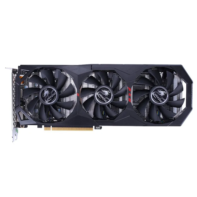 Красочная видеокарта RTX 2060 Gaming ES GDDR6 Nvidia GPU 6G 192Bit 1365-1680MHz HDMI iGame видеокарта для ПК Игр