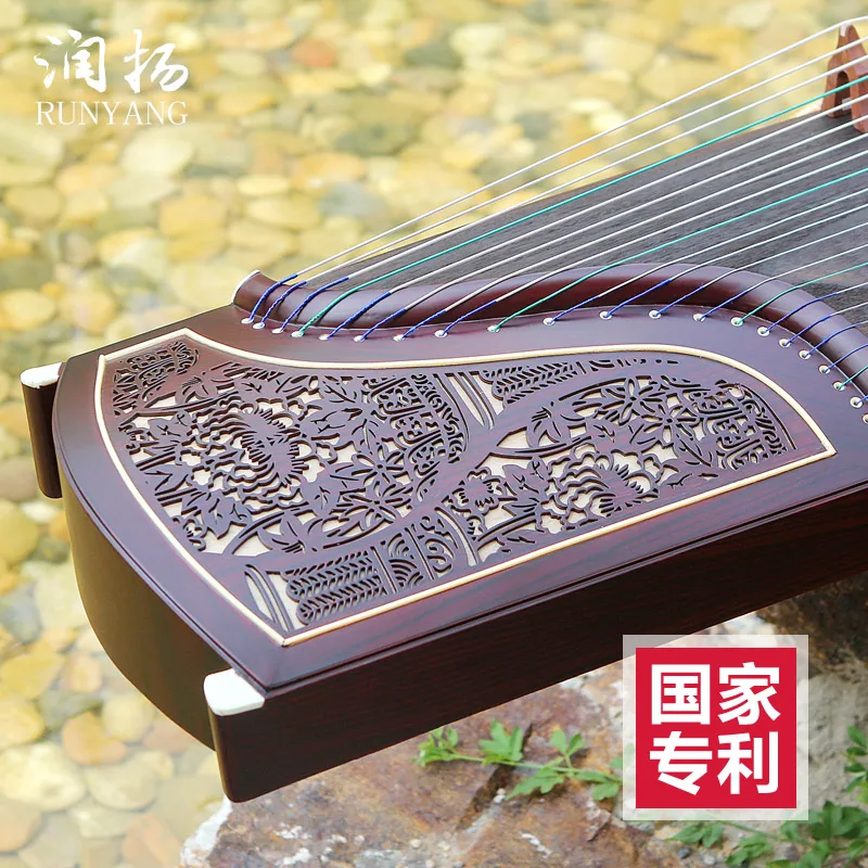Китайский Гучжэны Скрипки Профессиональный Музыкальные инструменты цитра рытье декор начинающих исследование 13 видов узор