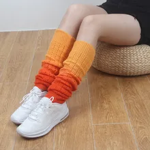 Женские носки; коллекция года; уличная одежда; праздничные однотонные гетры; зимние носки; повседневные длинные носки; женские носки в Корейском стиле; chaussette femme