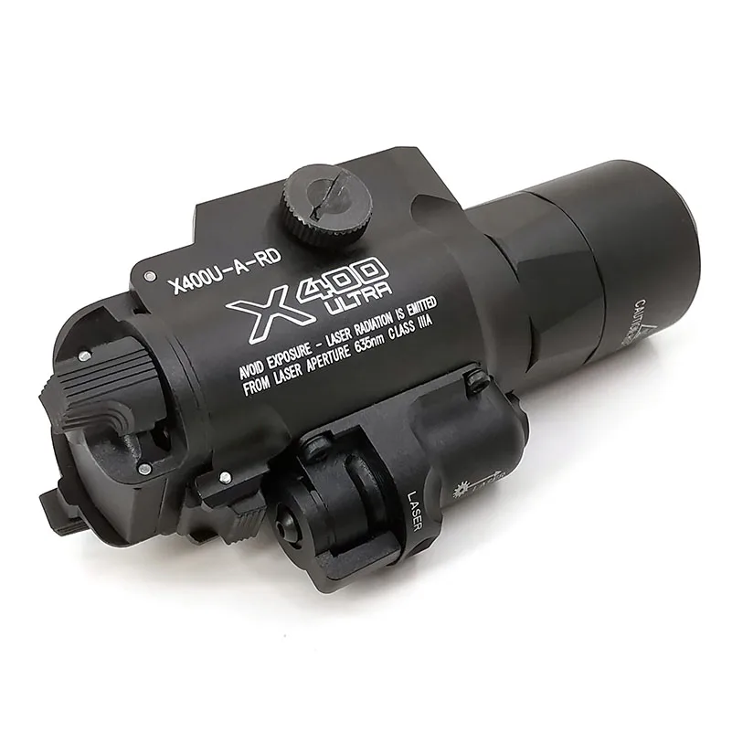 Tactical Caça Lanterna Com Mira Laser Vermelho
