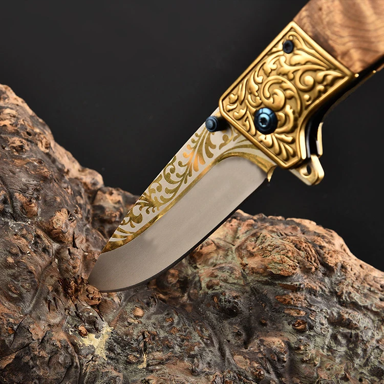 Охотничий складной нож из дамасской стали, складной нож для улицы, портативный карманный нож для выживания, инструменты для повседневного использования, охотничьи ножи для кемпинга, ножи