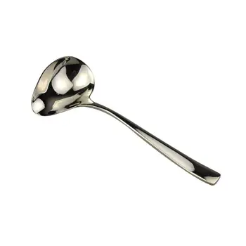 

Stainless Steel Soup Sauce Spoon Small Soup Ladle Serving Spoon Creative Soup Porridge Sauce Spoon Delicate Cutlery