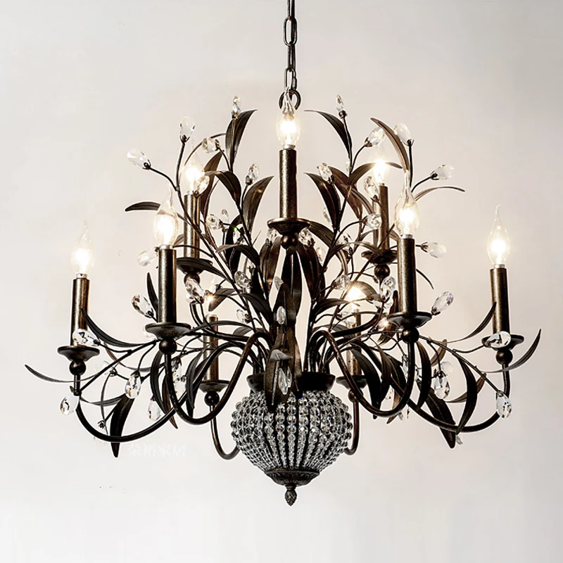 Creative Artistic Wrought Iron Chandelier Beautiful