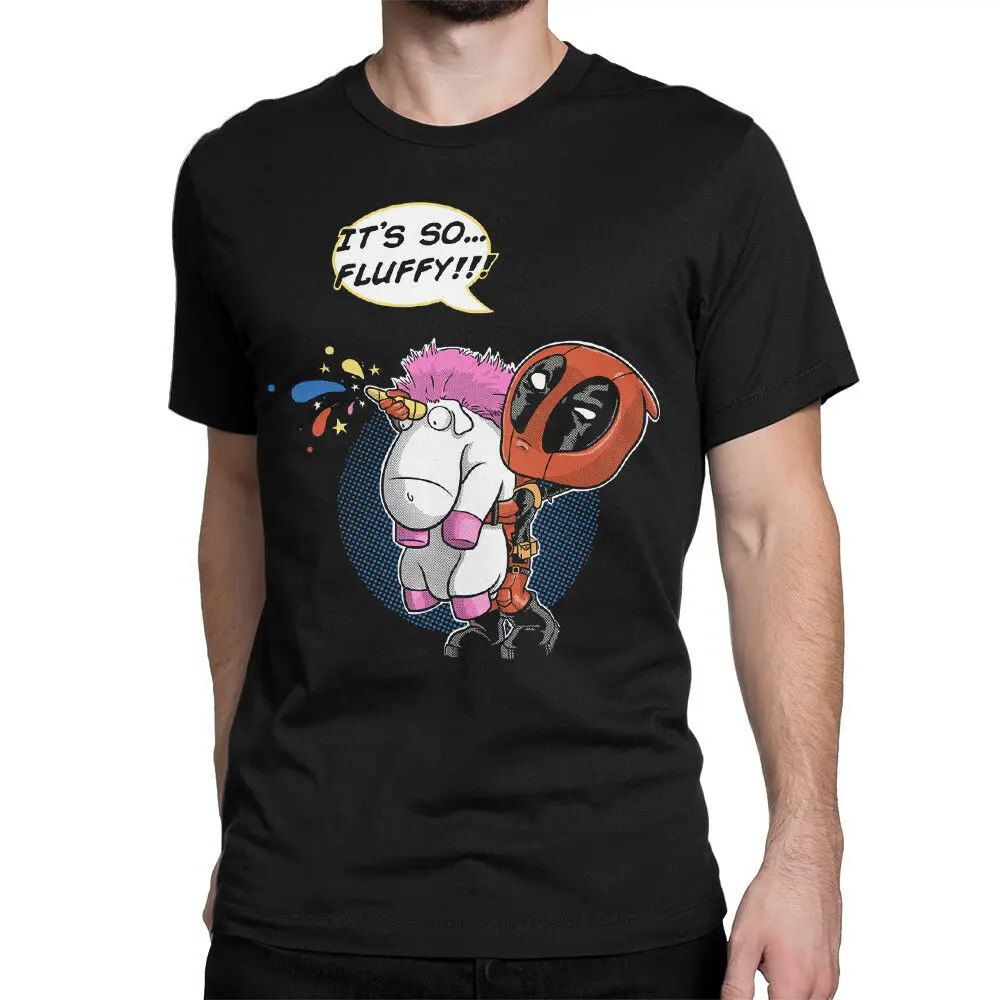 

2019 Funny Deadpool With A Unicorn T-Shirt Comics Tee, All Sizes Unisex Tee