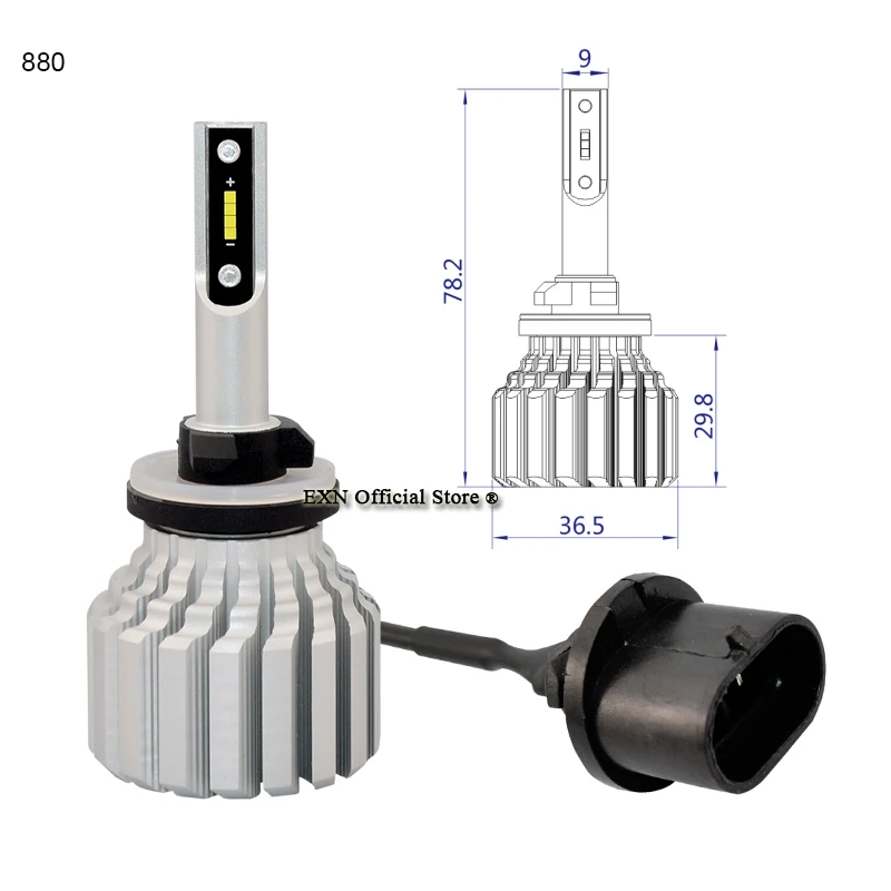 Светодиодный фары для авто Conversion Kit D1S авто-Стайлинг светодиодный фар D1C D1R D2S D2C D2R D3S D4S замена лампы 6000K белый H7 H4