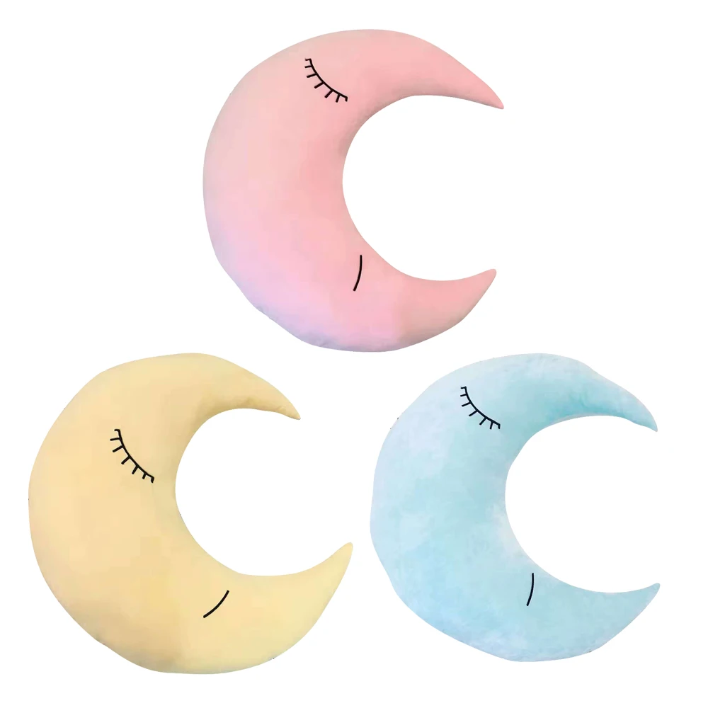 

Baby Pillows New Creative Cartoon Multifunction Moon Shape Baby Pillow Protect Infant Cushion Photo Props Toys