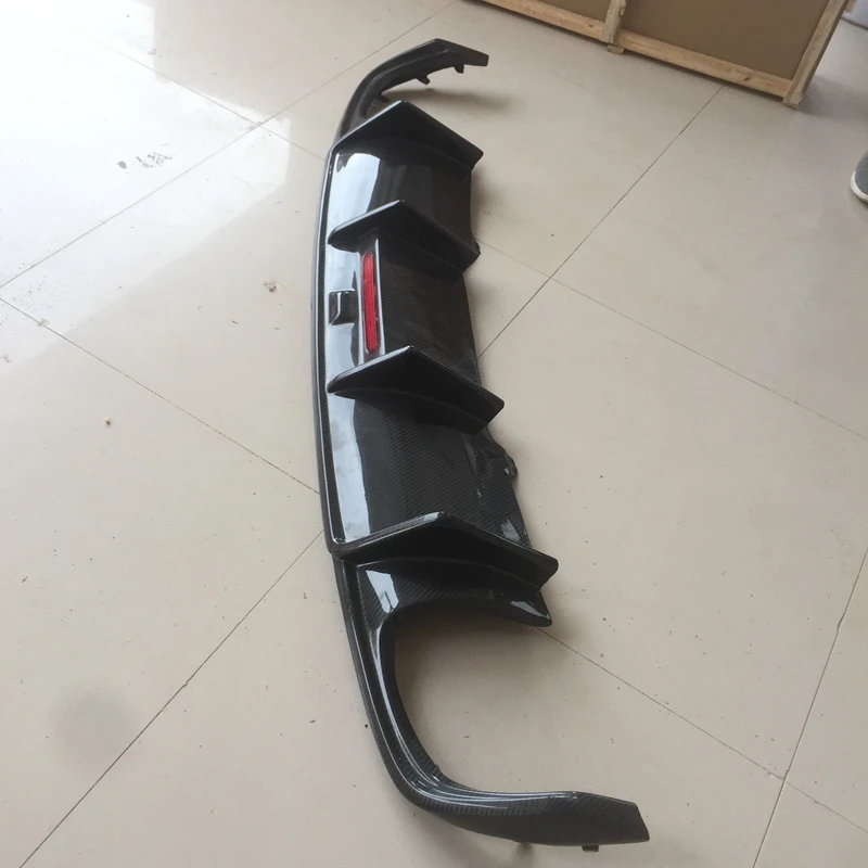 Carbon Fiber Racing Rear Bumper Lip Diffuser for Audi S4 B8.5 Sedan 4