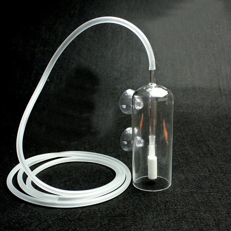 

high quality glass bubble stone oxygen cover cup dissolved oxygen device for aquarium fish tank